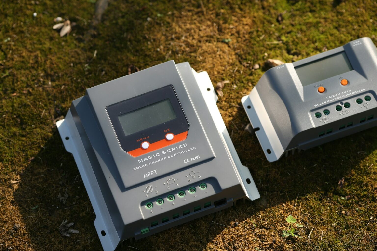 a couple of handheld gaming devices